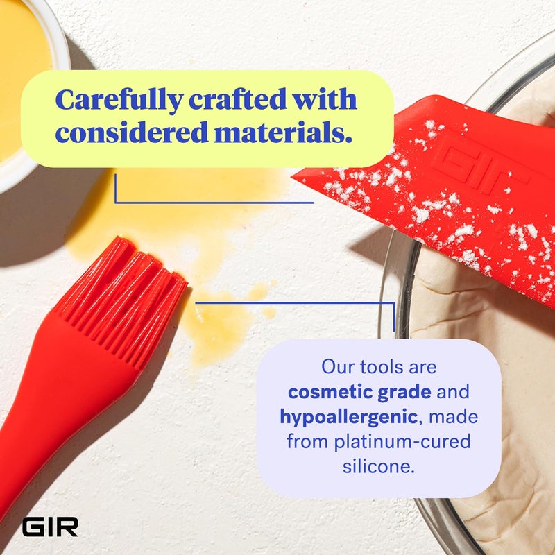 GIR: Get It Right Mini Silicone Spatula Turner - 11" x 2.6" x 0.7" - One Piece Design - Nonstick & Heat Resistant Silicone Kitchen Spatula for Cooking & Baking - White - Image 5